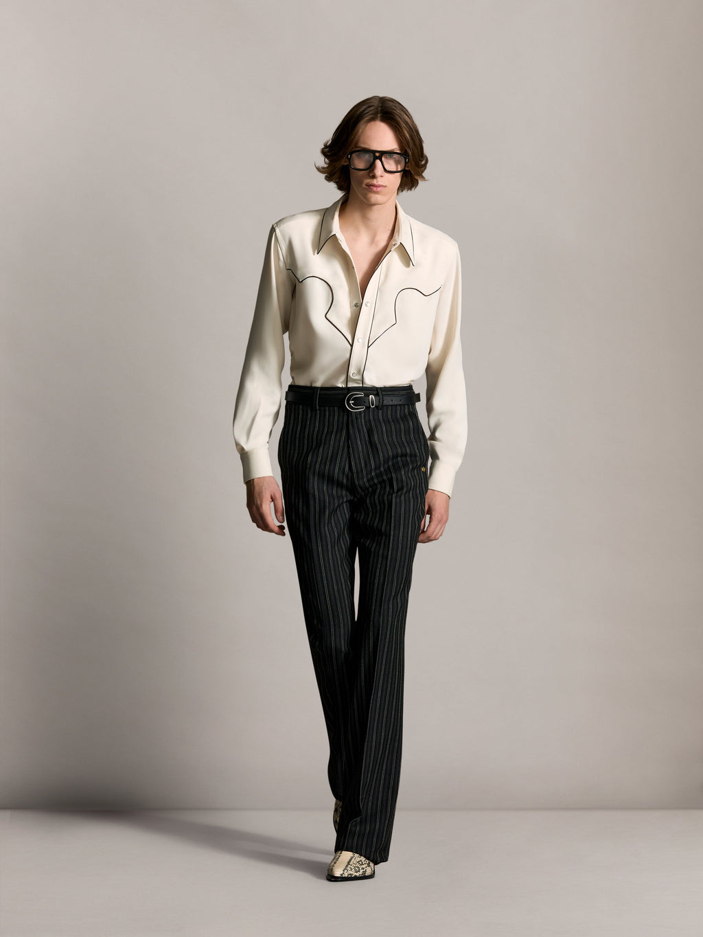 WESTERN SHIRT - Alabaster