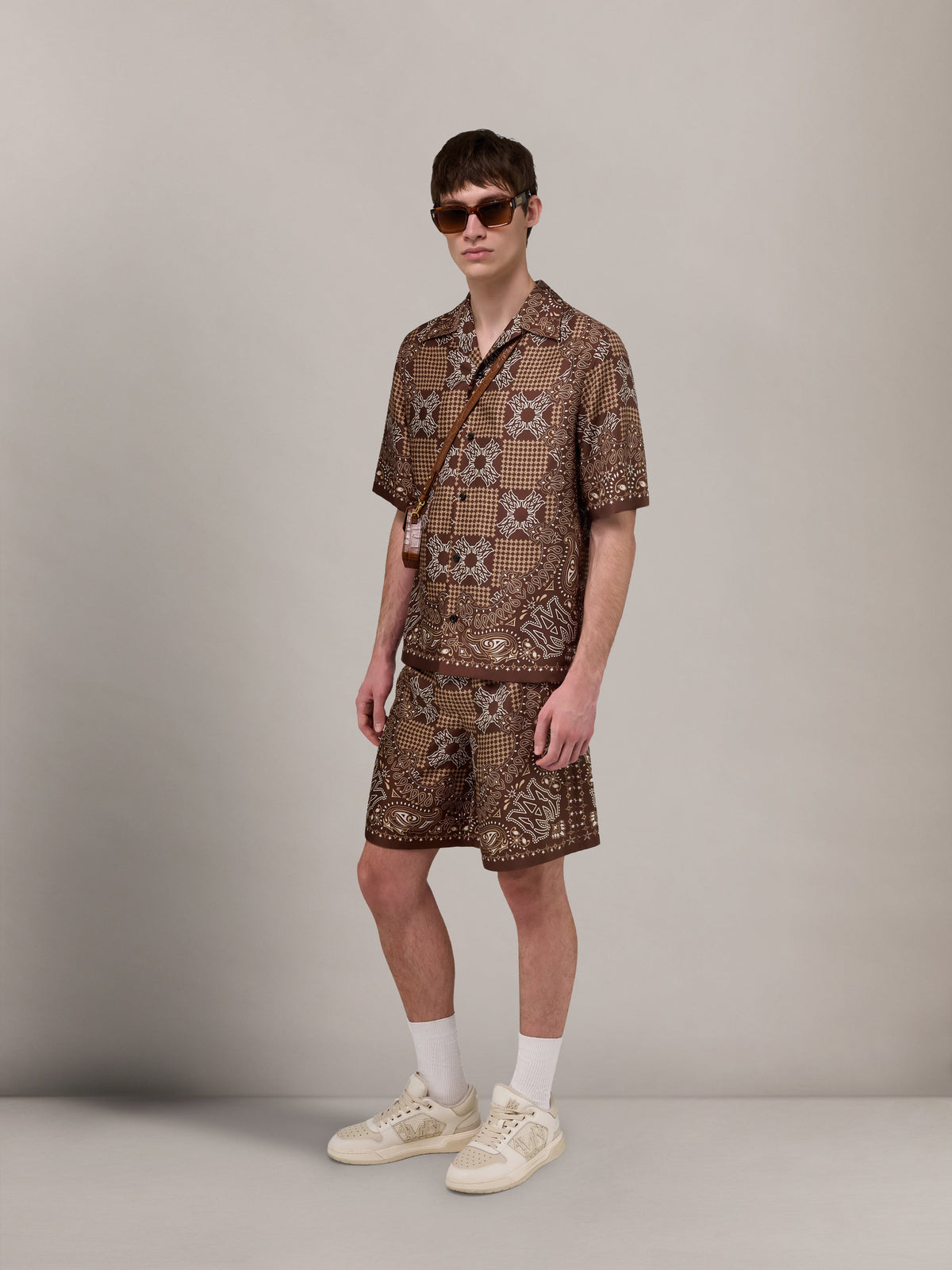 MA CHECK CAMP SHIRT - Tobacco