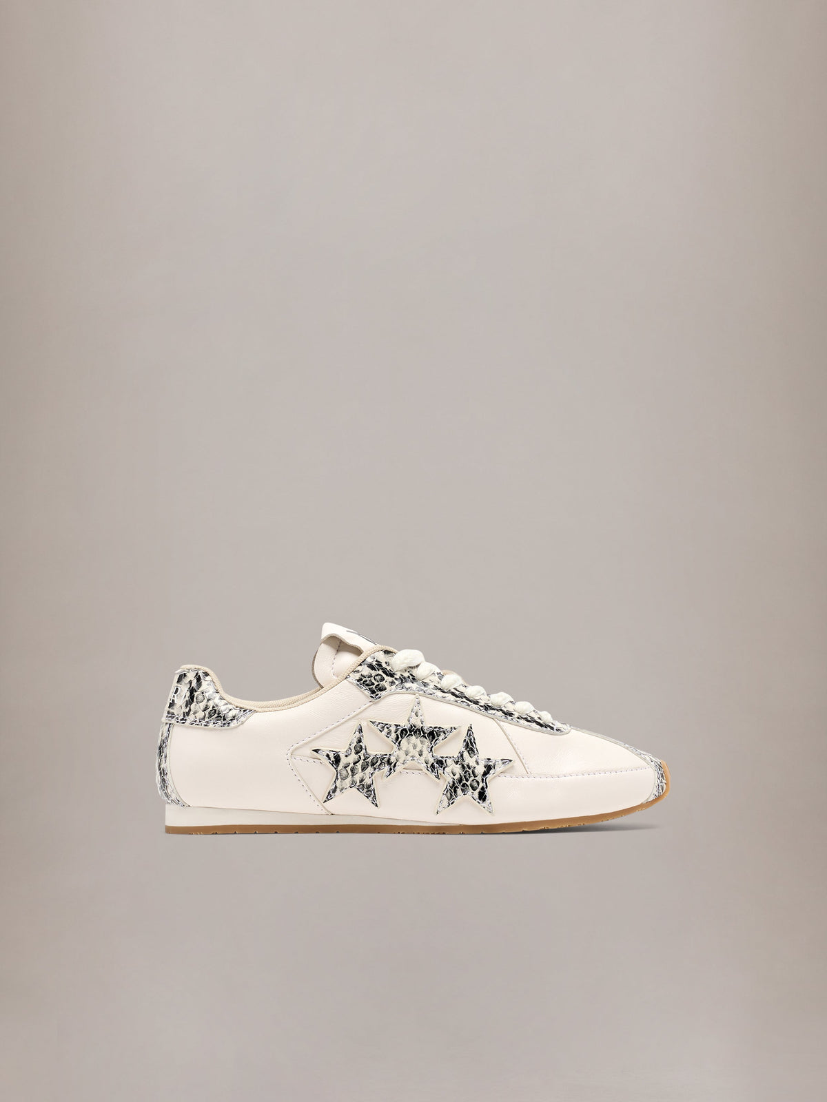 WOMEN - WOMEN'S LIZARD EMBOSSED PACIFIC FLAT - Alabaster