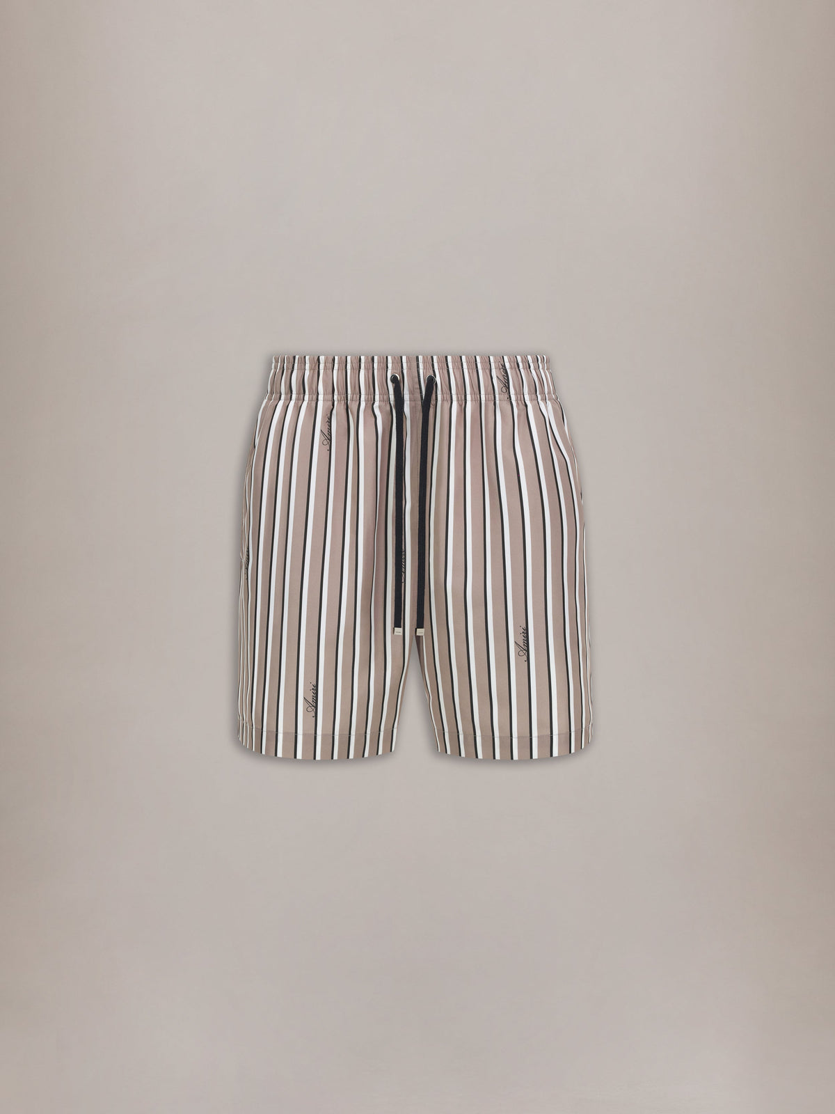 STRIPED SWIM TRUNK - Mocha