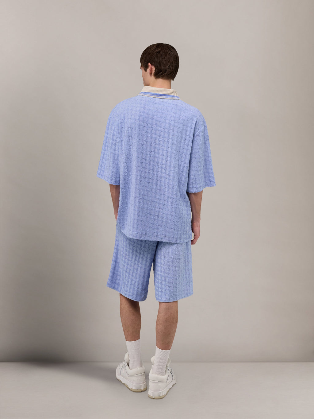 MA QUAD TOWELING SHORT - Skyline Blue