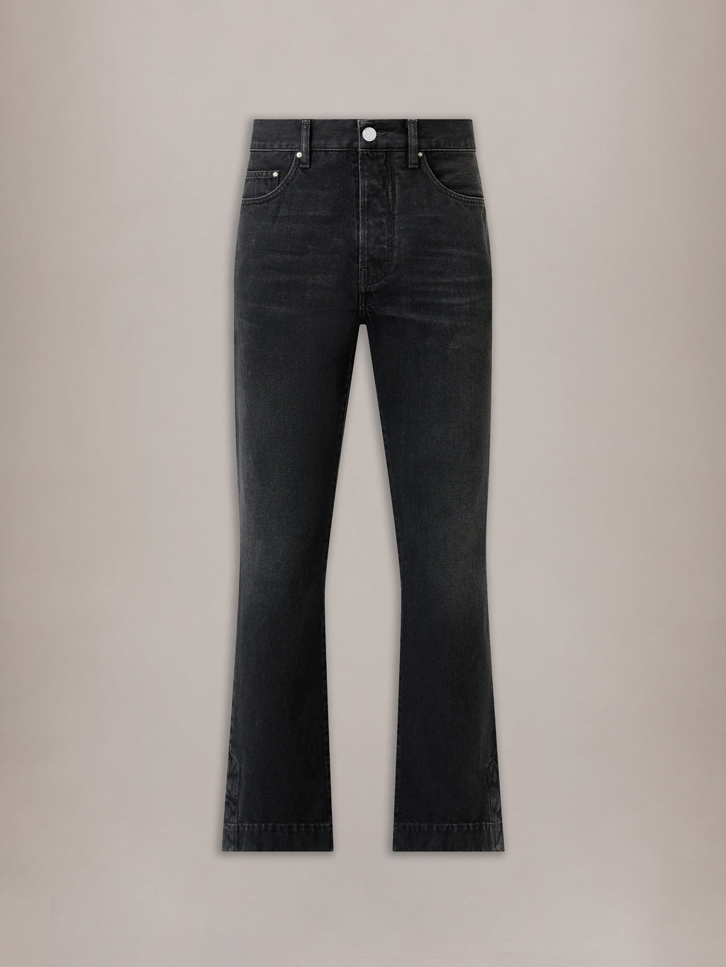 STRAIGHT FLARE JEAN - Vintage Black