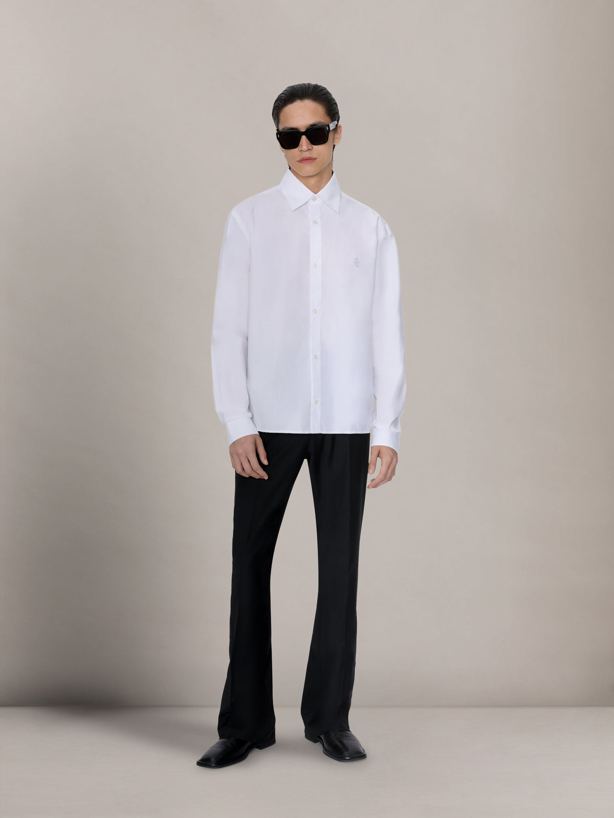 POPLIN DRESS SHIRT - White