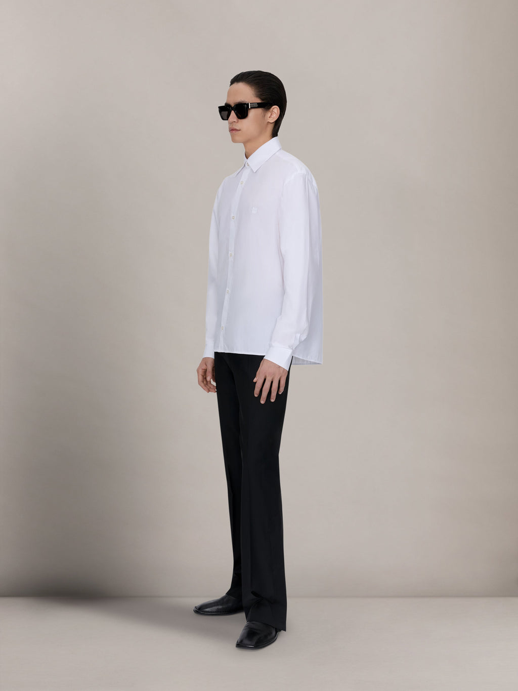 POPLIN DRESS SHIRT - White