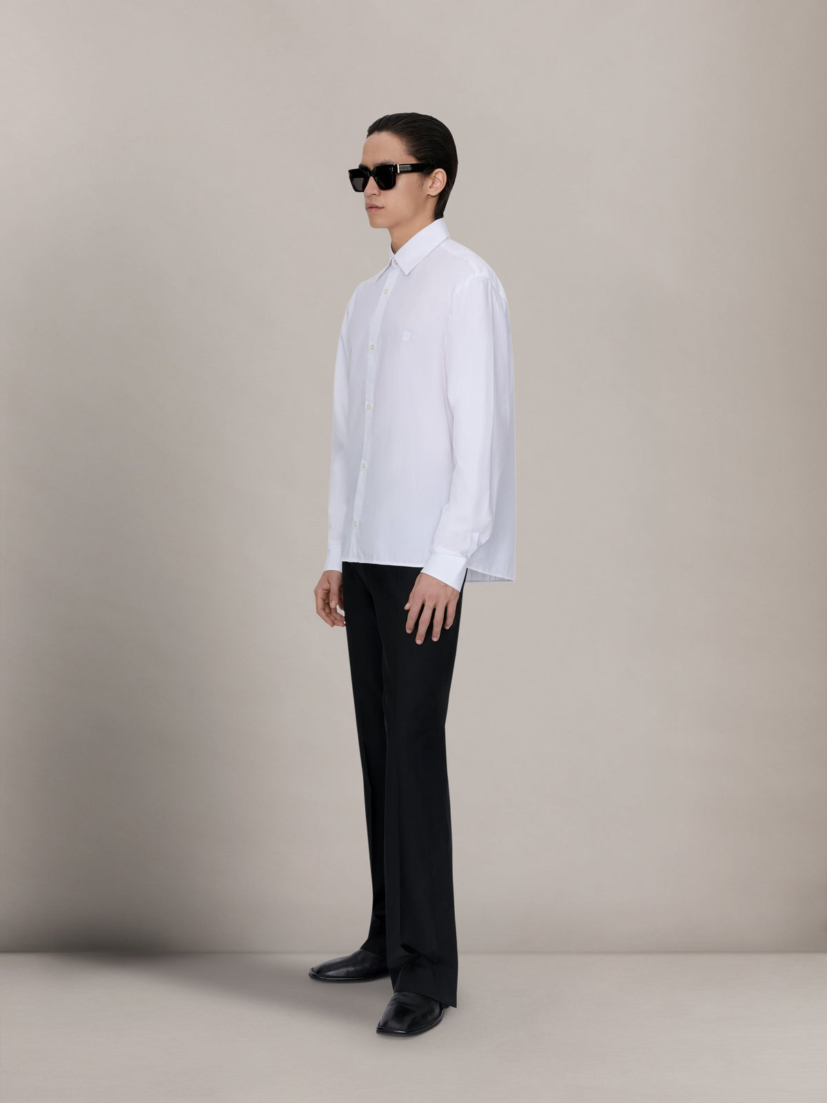 POPLIN DRESS SHIRT - White