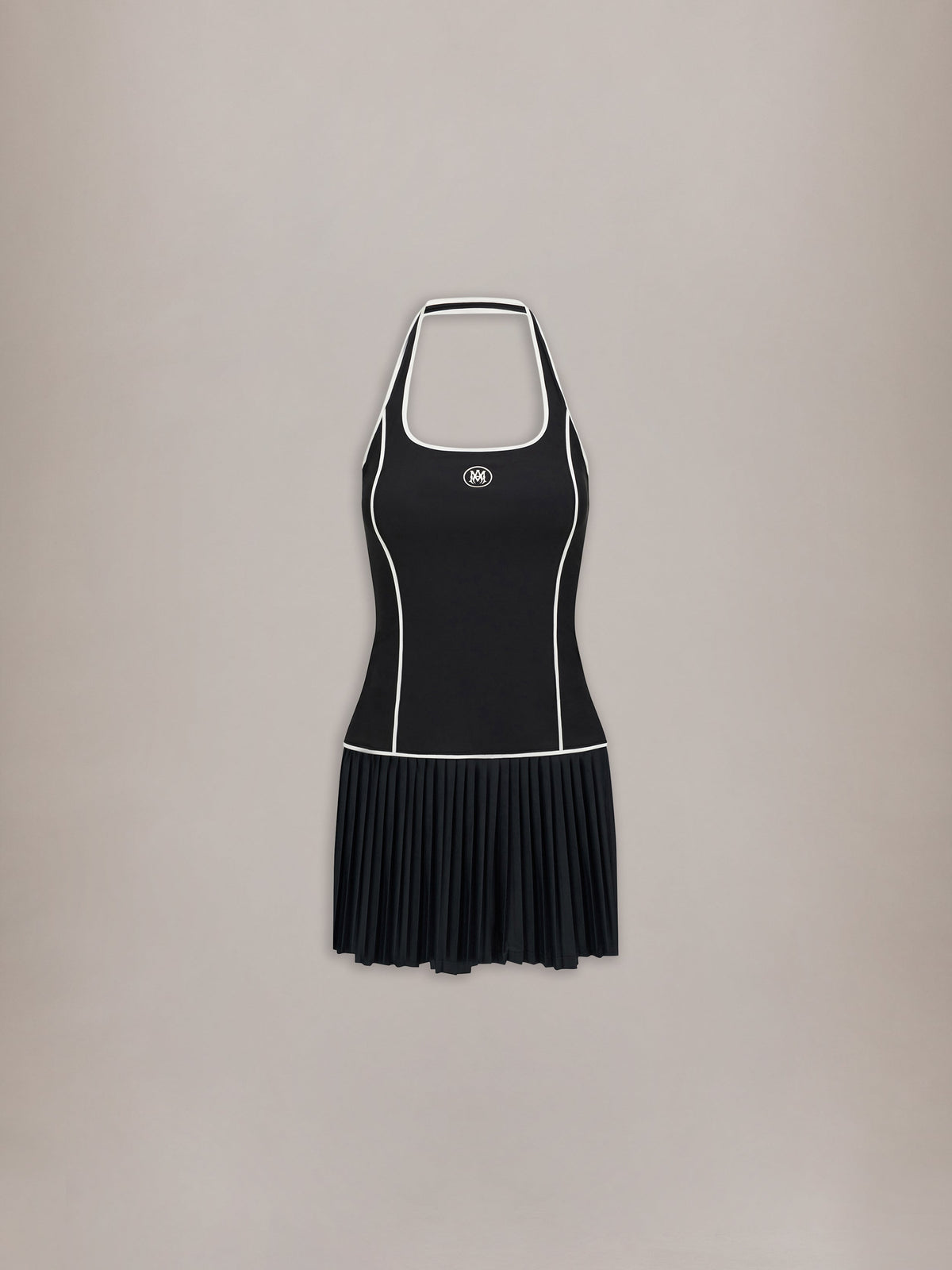 WOMEN - WOMEN'S MA PLEATED MINI DRESS - Black
