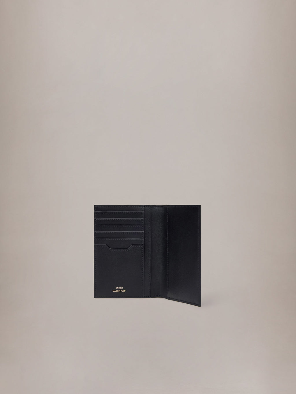 CROC EMBOSSED PASSPORT HOLDER - BLACK