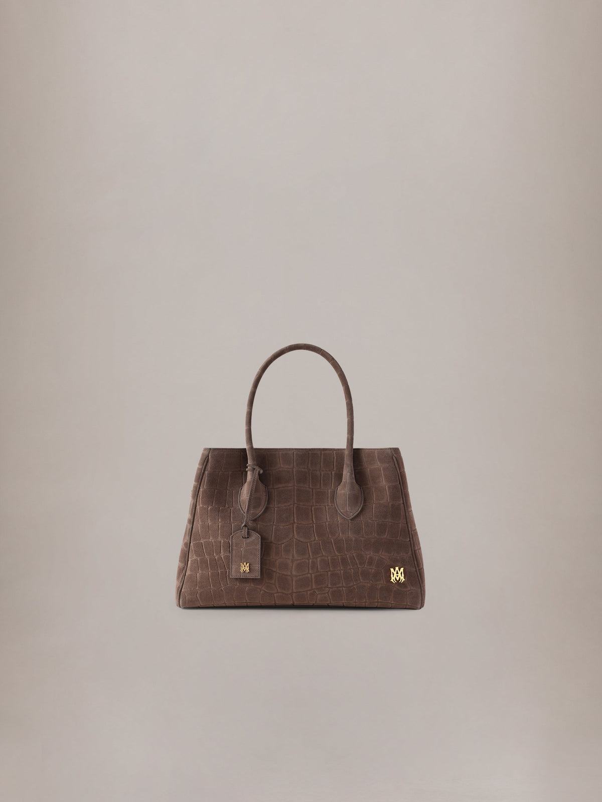 WOMEN - WOMEN'S SUEDE CROC HONEY 40 TOTE - Dark Brown