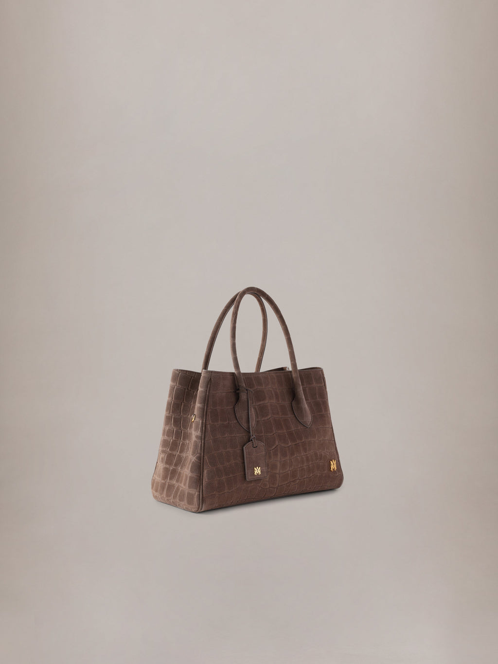 WOMEN - WOMEN'S SUEDE CROC HONEY 40 TOTE - Dark Brown