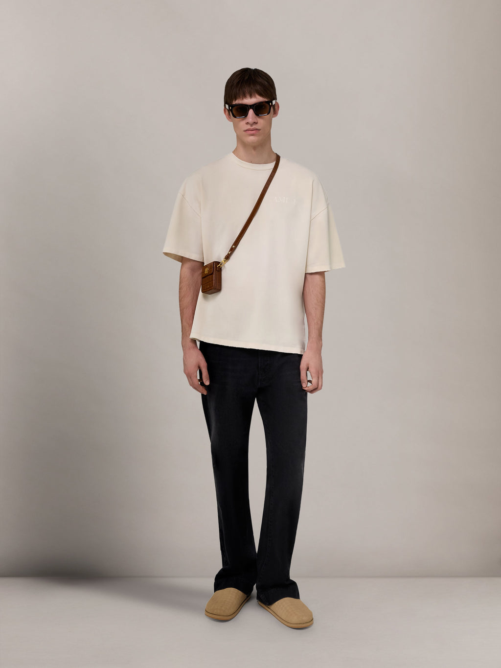 BANDANA PATCH OVERSIZED TEE - Ivory