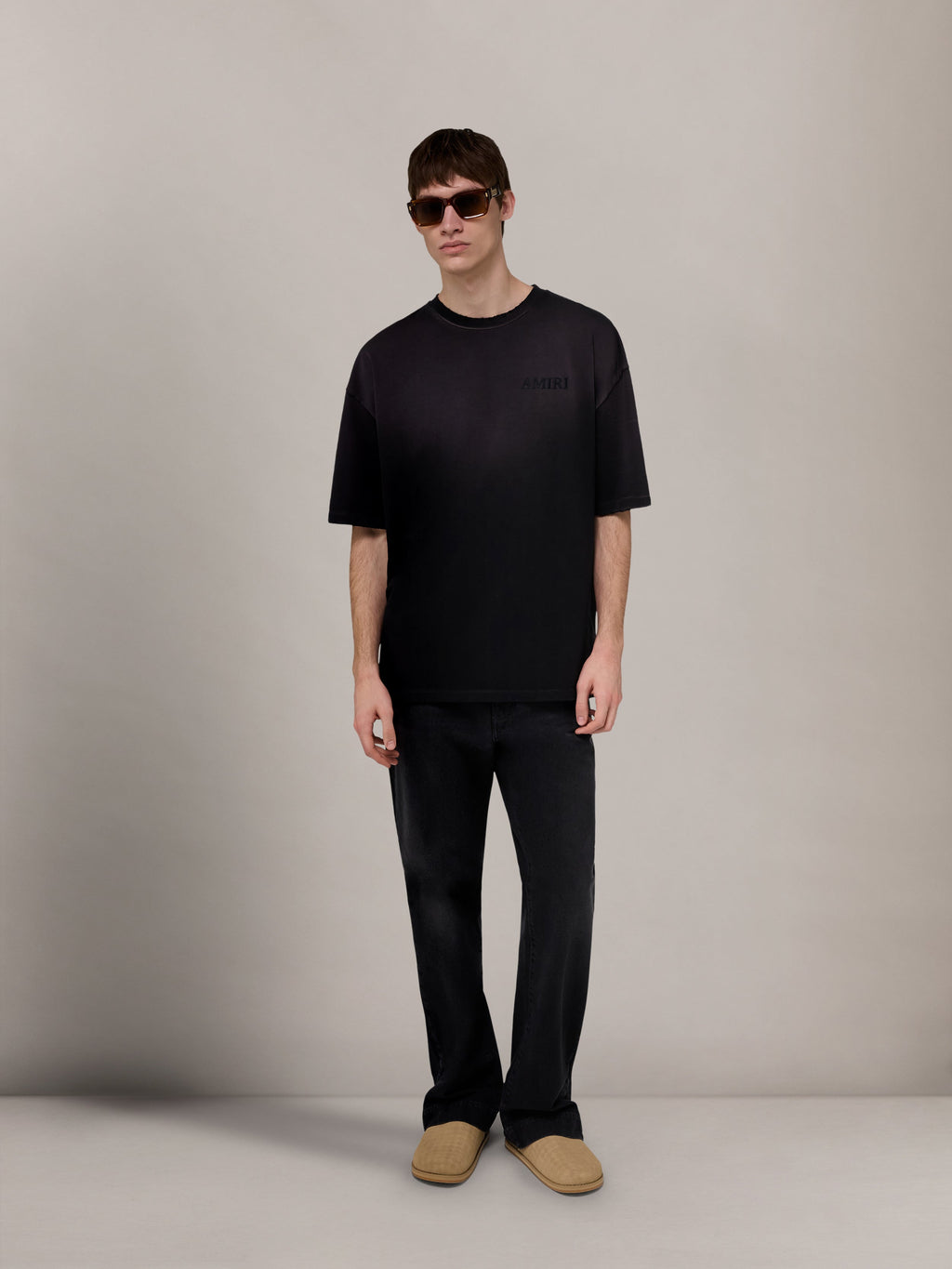 BANDANA PATCH OVERSIZED TEE - Black