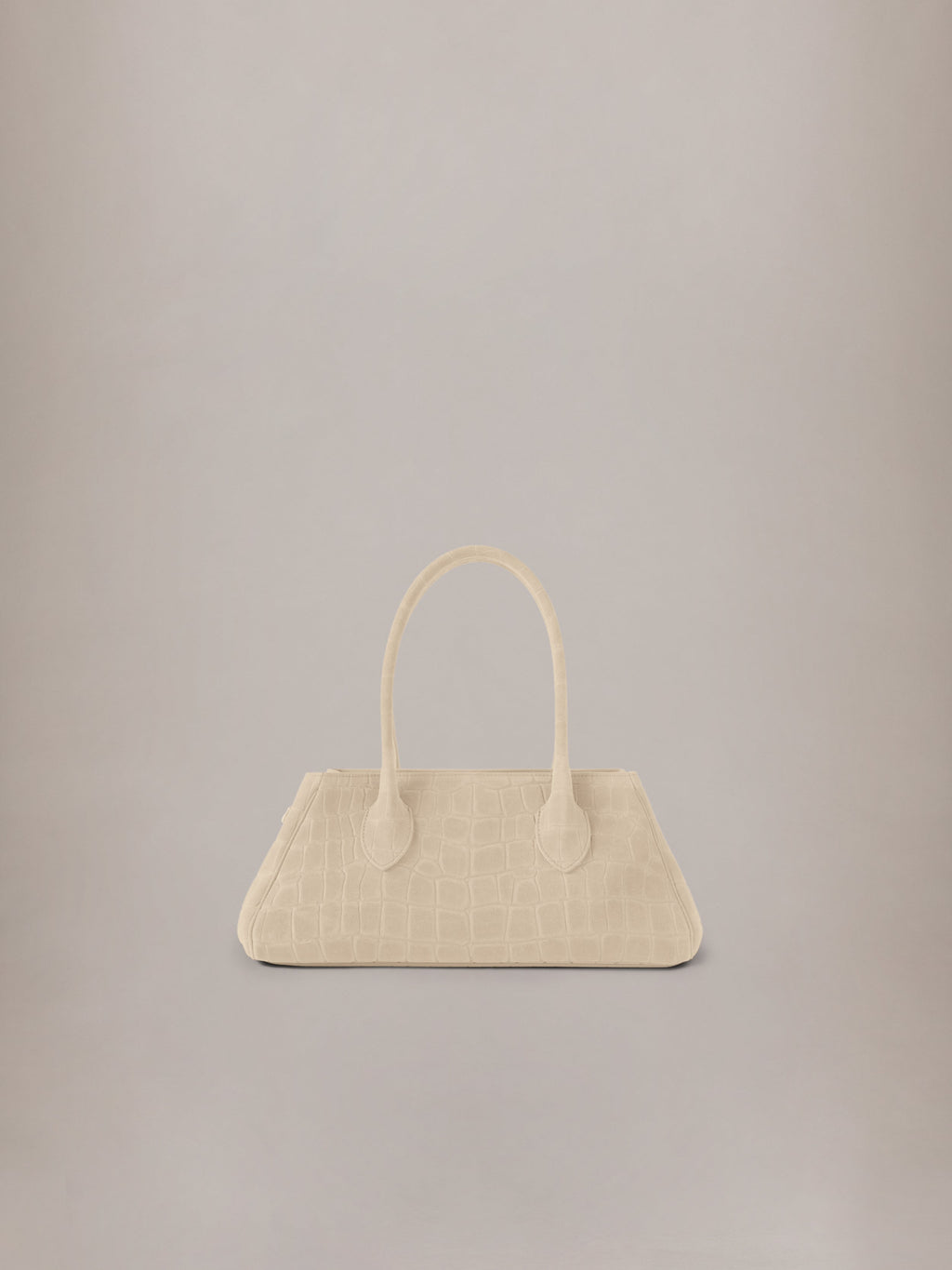 WOMEN - WOMEN'S SUEDE CROC HONEY 40 SHOULDER - Taupe