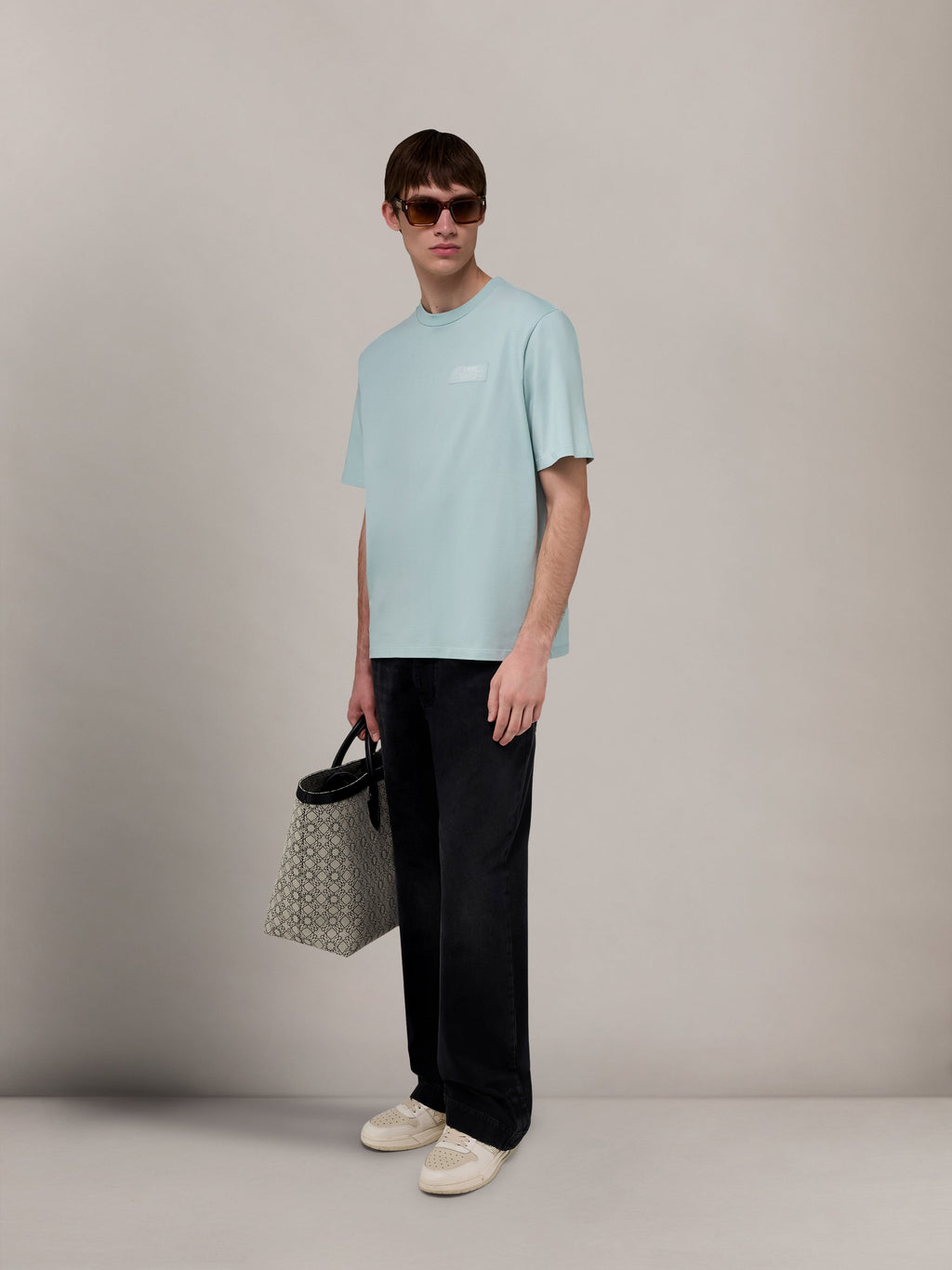 AMIRI SPIRIT TEE - Powder Teal