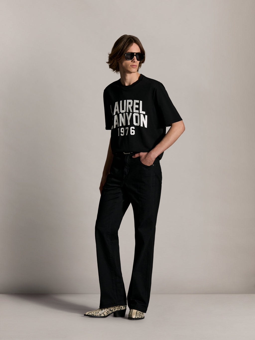 LAUREL CANYON TEE - Black