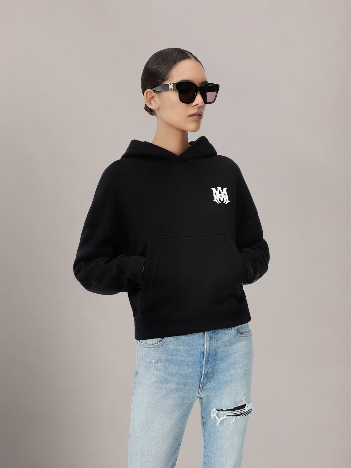 WOMEN - WOMEN'S MA CORE LOGO HOODIE - Black
