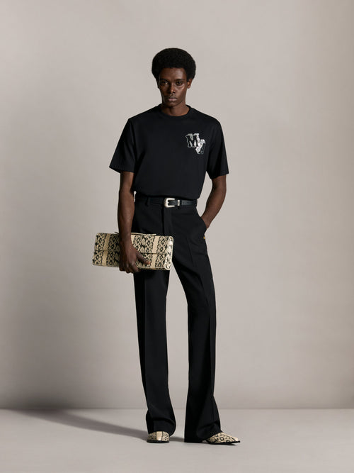 AMIRI BLOCK LETTER TEE - Black