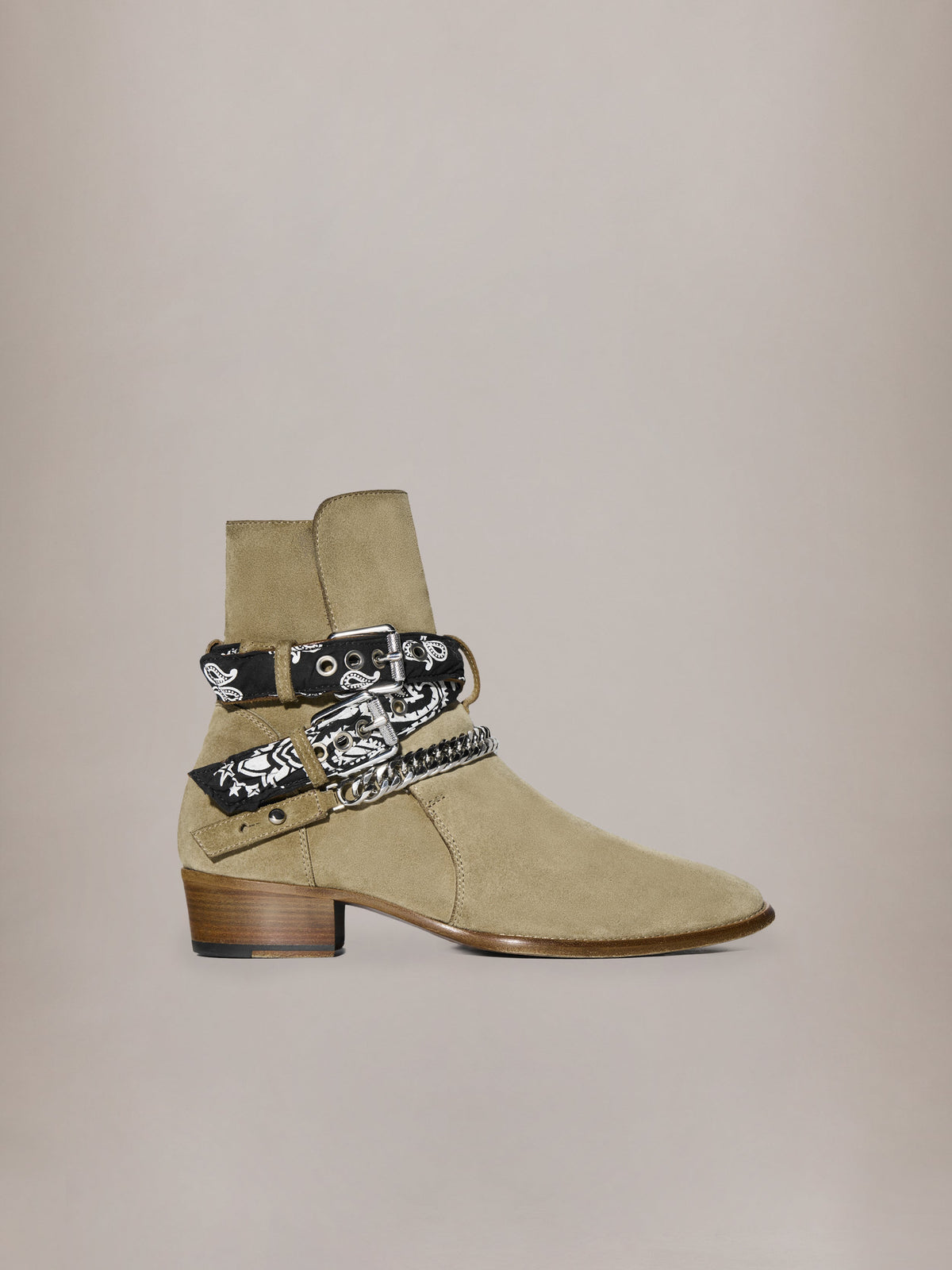 BANDANA BUCKLE BOOT - COGNAC