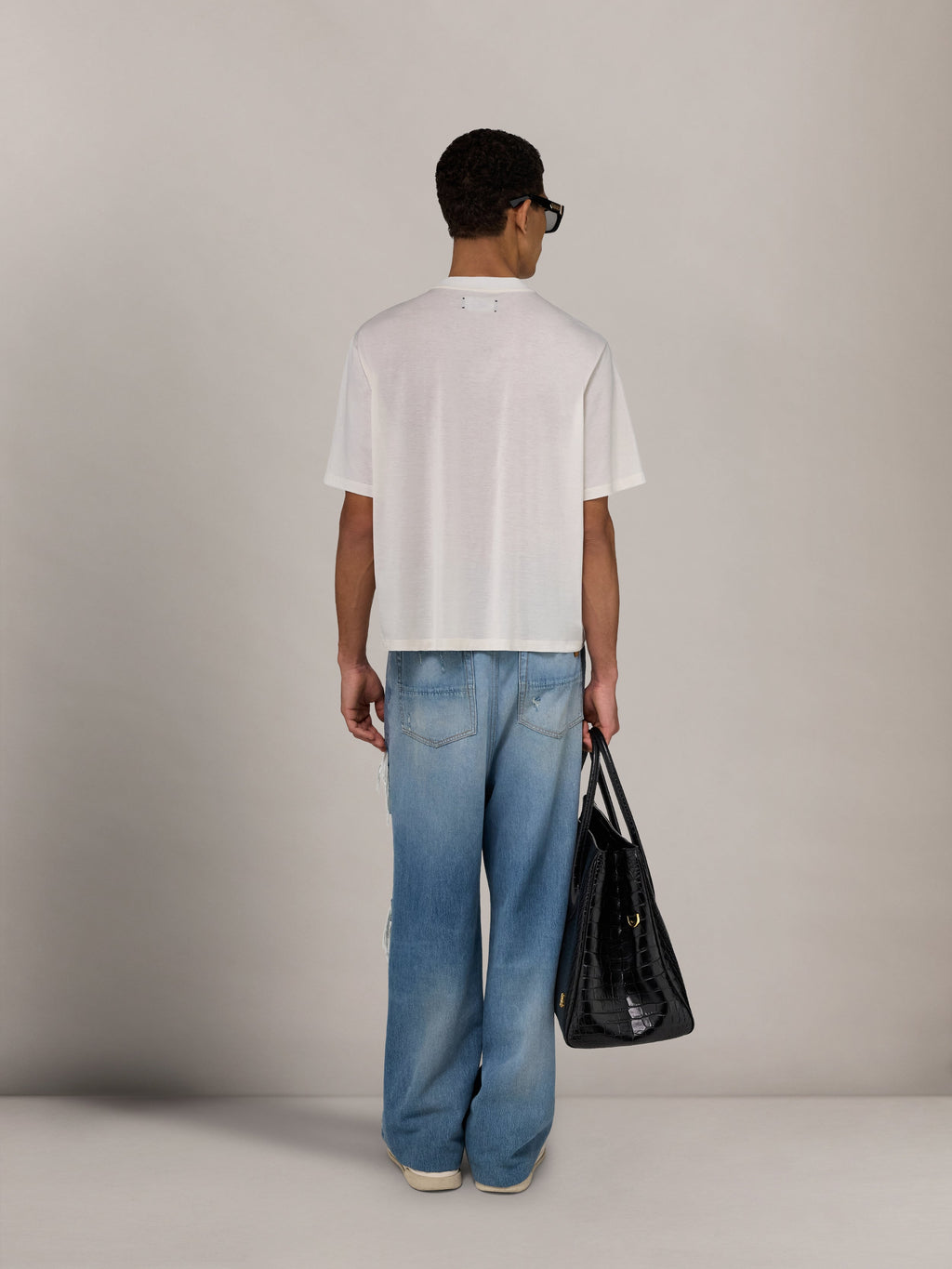 SOUTH CALI BOX TEE - Ivory