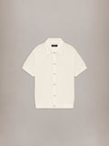AMIRI CROCHET MESH SHIRT - Ivory