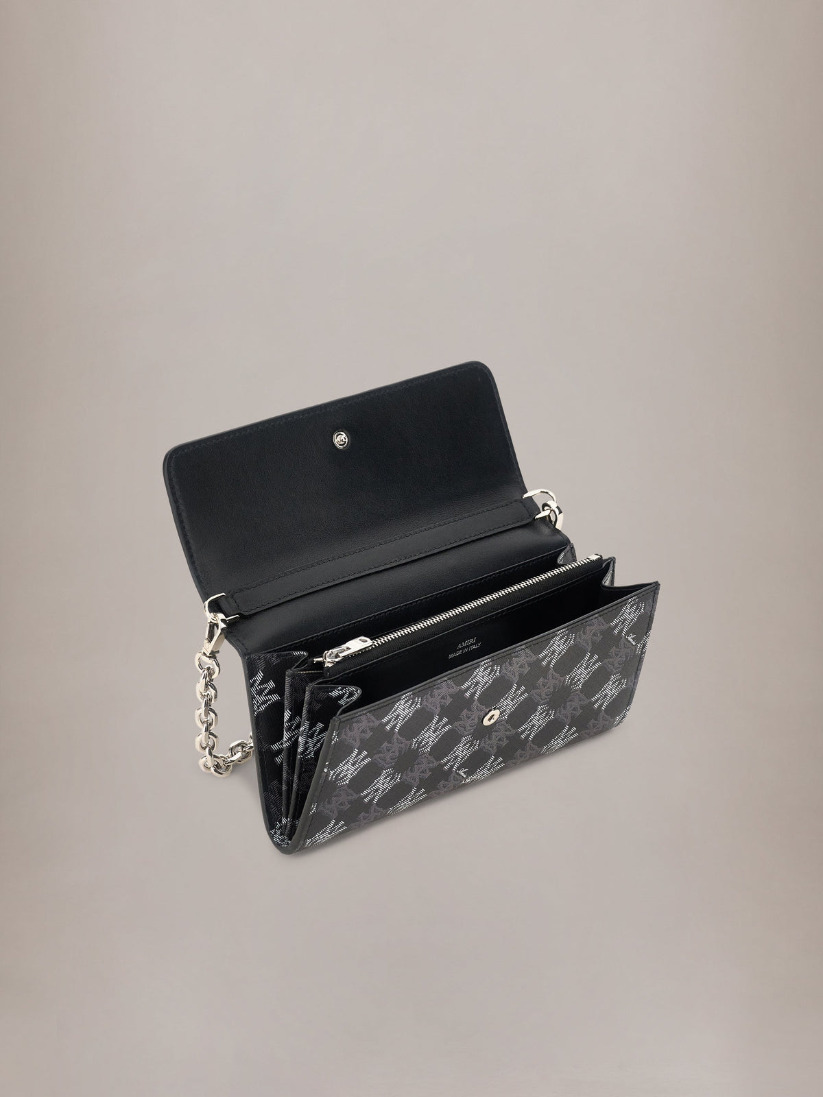 WOMEN - WOMEN'S MA QUAD CANVAS WALLET ON CHAIN - Black