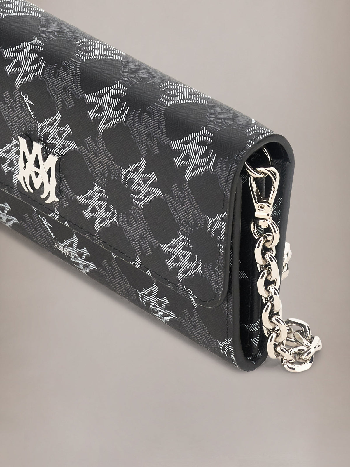WOMEN - WOMEN'S MA QUAD CANVAS WALLET ON CHAIN - Black