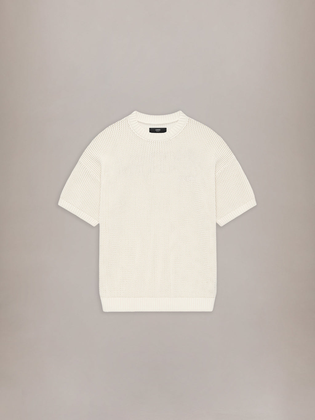 AMIRI CROCHET MESH TSHIRT - Ivory