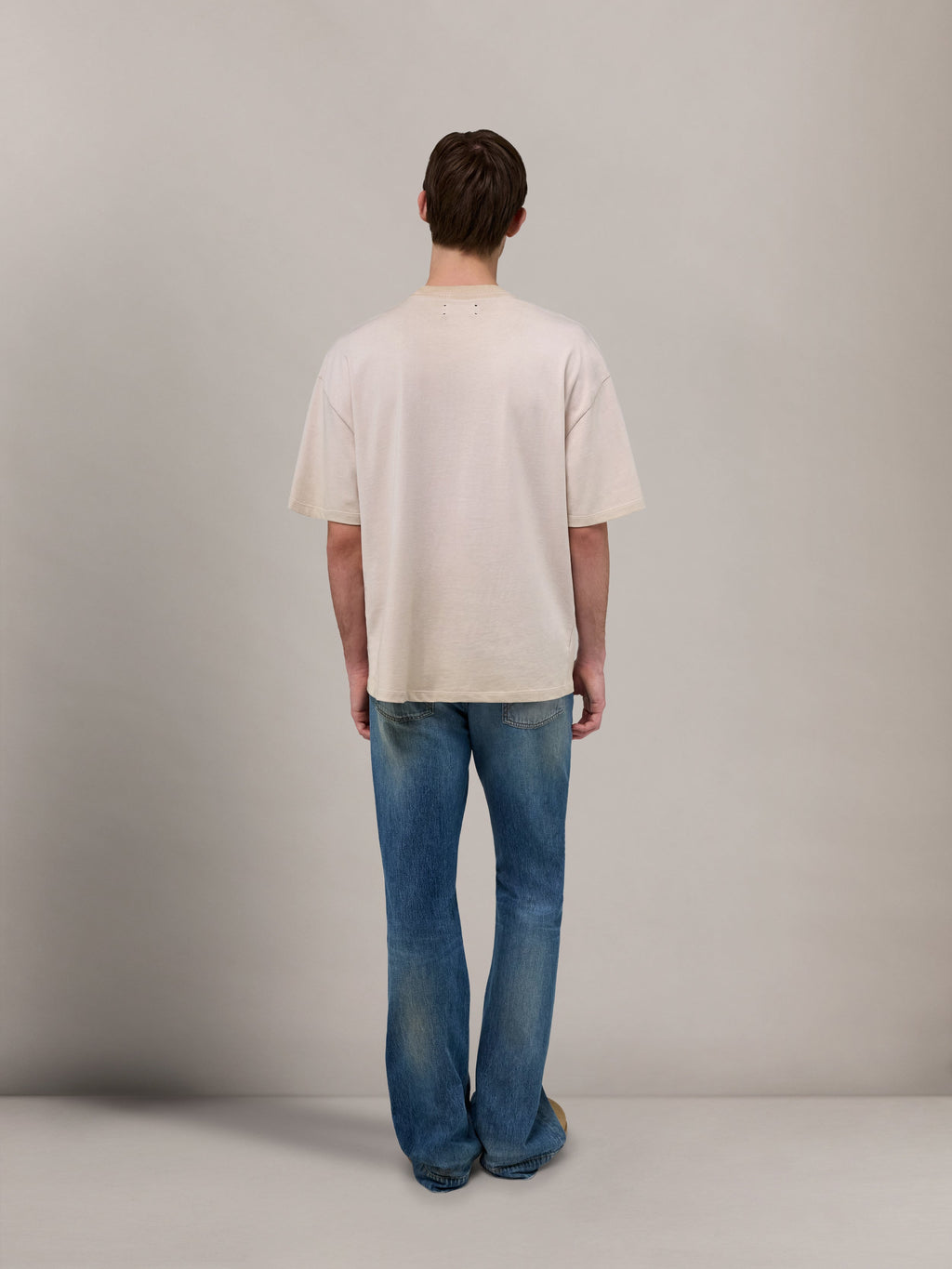 AMIRI QUALITY GOODS OVERSIZED TEE - Alabaster