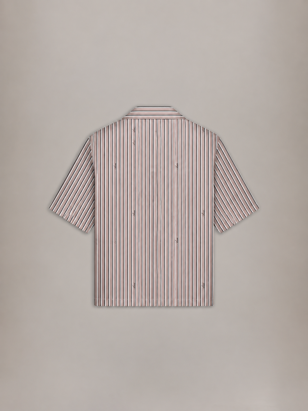 AMIRI SCRIPT BOWLING SHIRT - Mocha