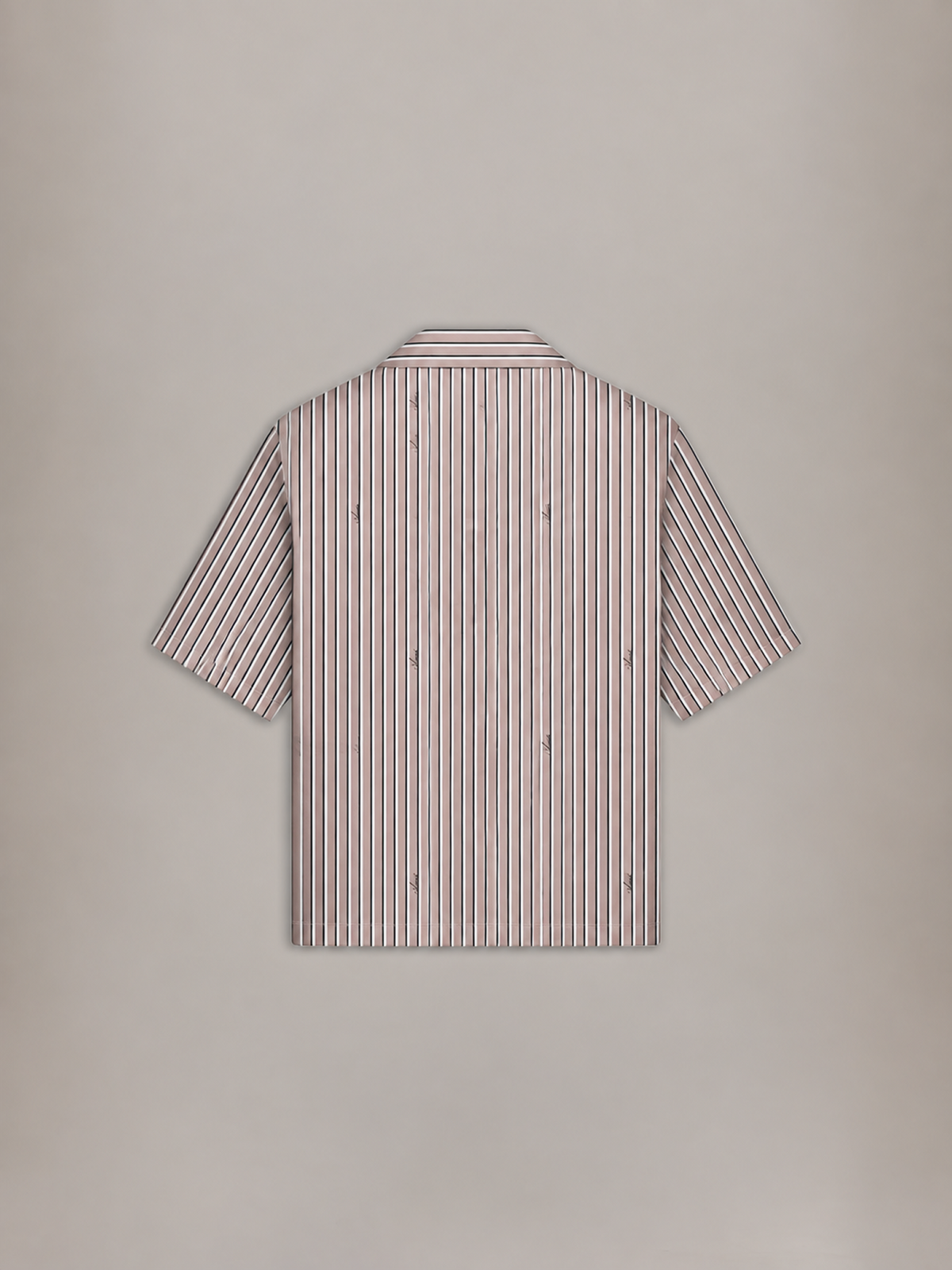 AMIRI SCRIPT BOWLING SHIRT - Mocha