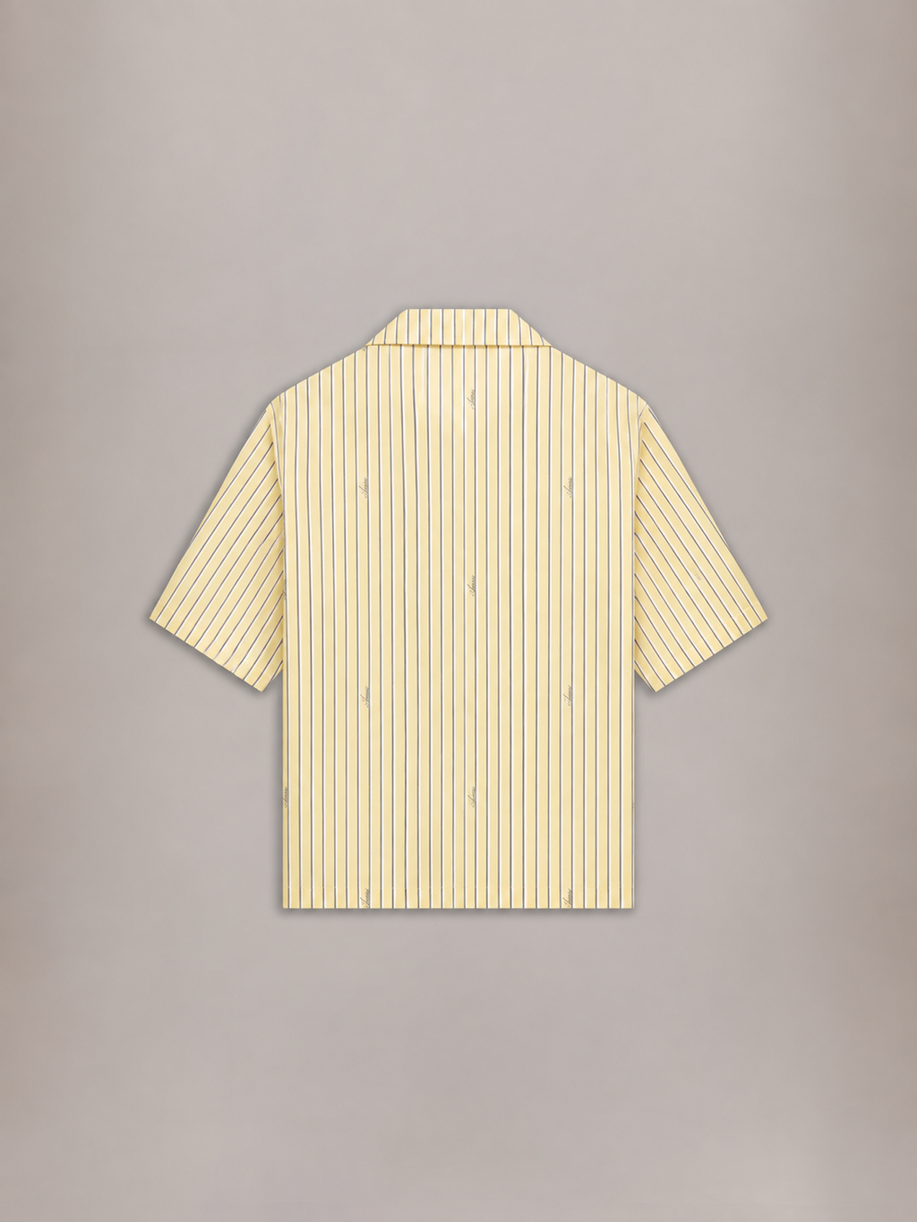 AMIRI SCRIPT BOWLING SHIRT - Sherbet Yellow