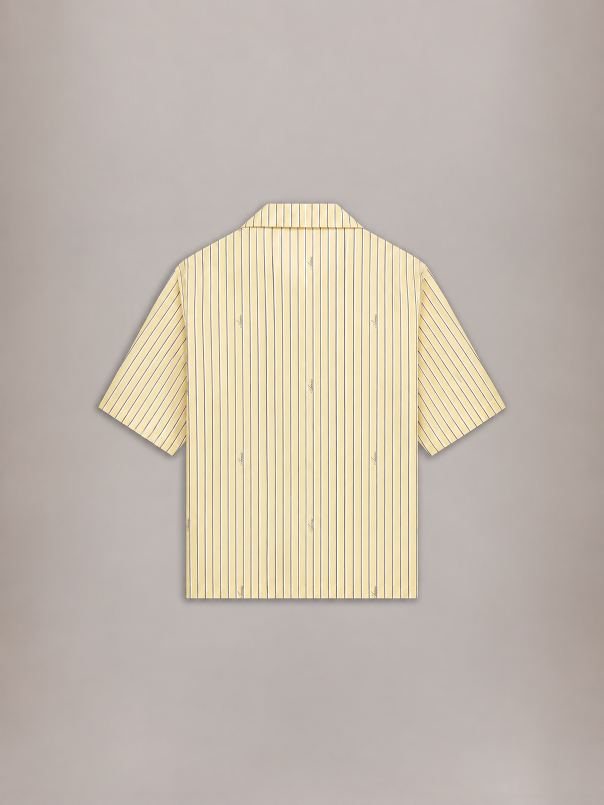 AMIRI SCRIPT BOWLING SHIRT - Sherbet Yellow